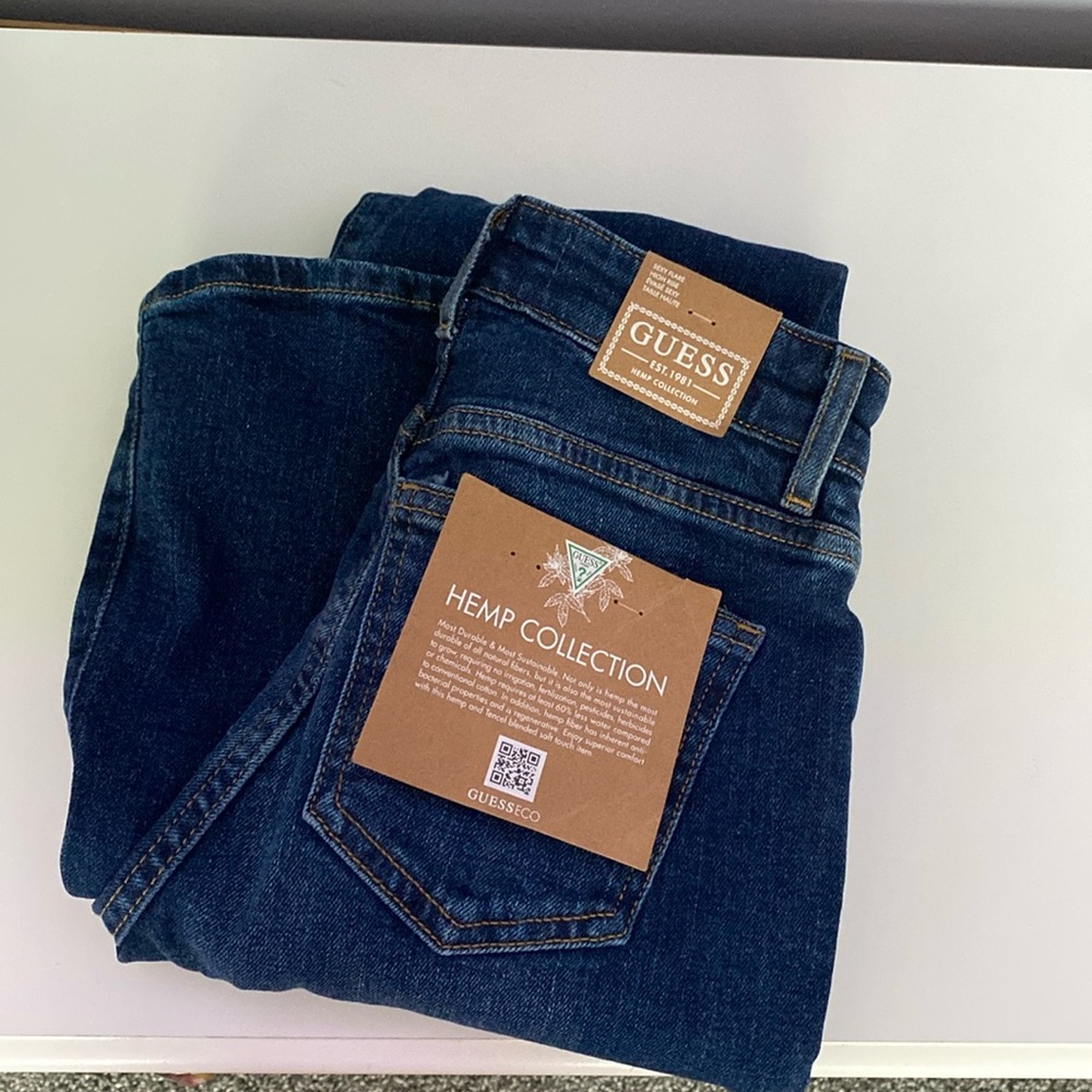 Guess Blue Flare Wide Leg Jeans